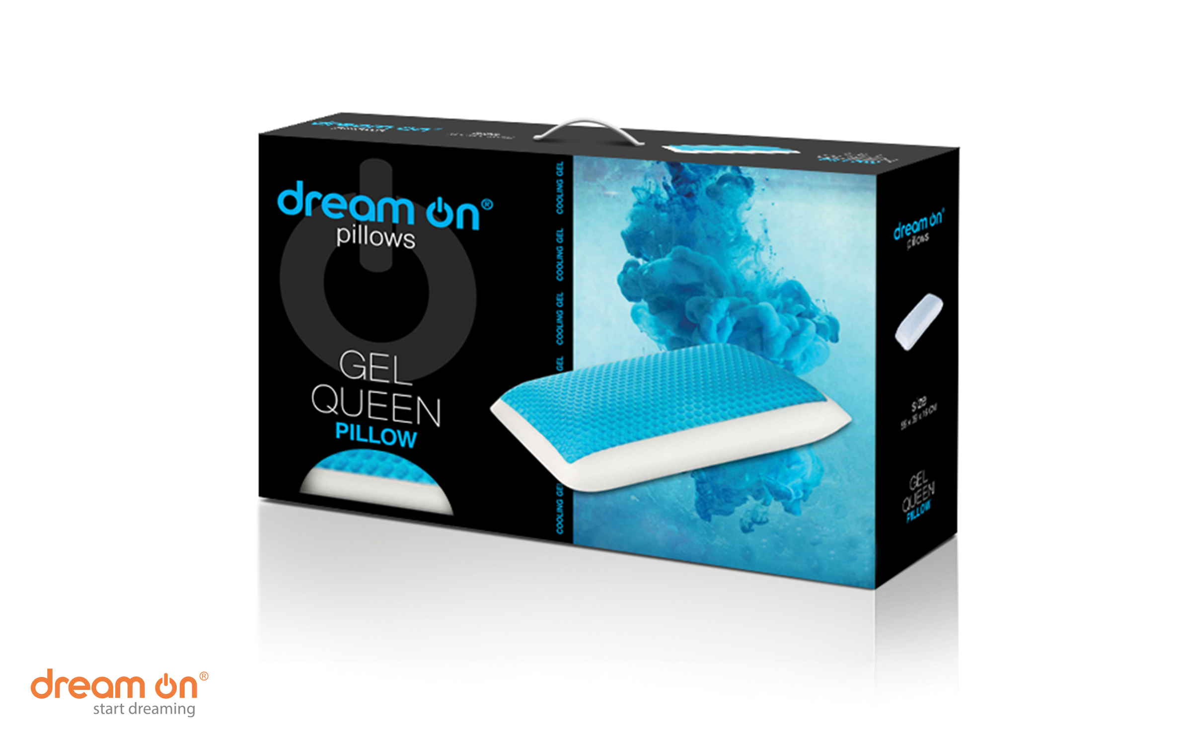 Perna 59/39 Gel Queen, alb  5